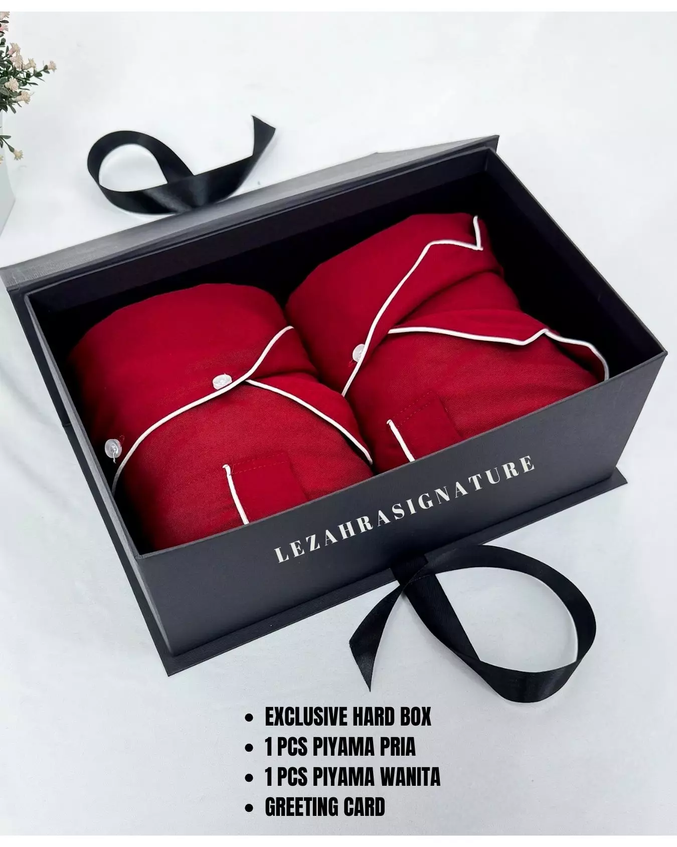 Piyama Couple RED Gift Box Series 