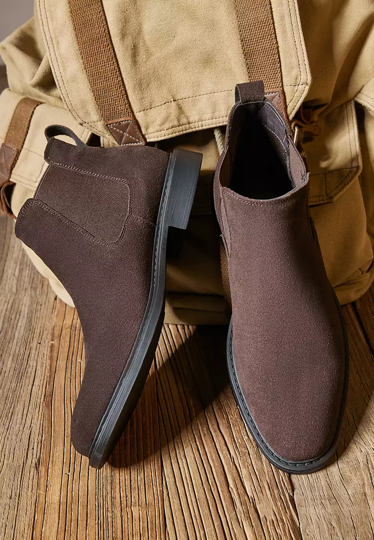 Cow Suede Chelsea Boot KB2298M