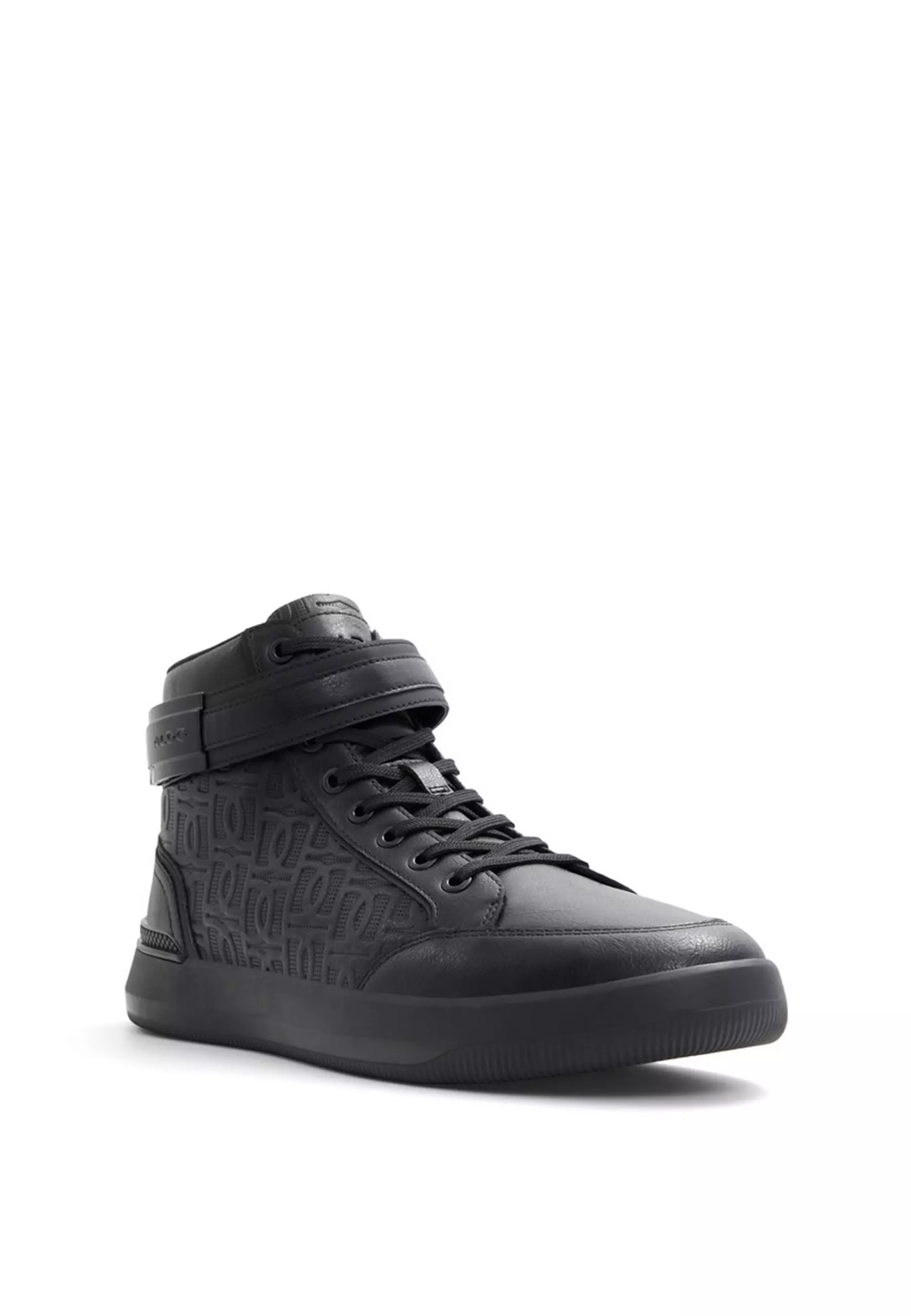 Aldo black high top sneakers new arrivals