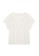 Mango white Cotton Pleated Shirt 67673AA67BFEABGS_5