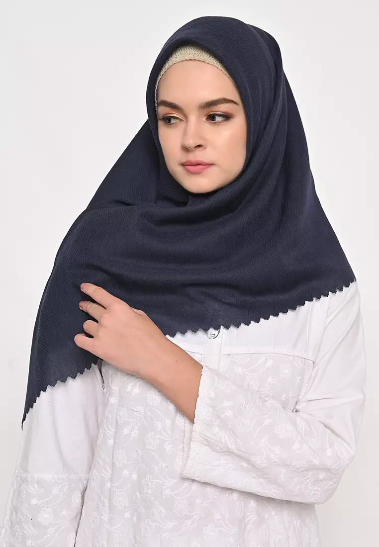 S4 Voal Zaffron Lasercut Stupa Navy