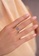 Aquae Jewels white Ring Fairy Flower Precious Stones, 18K Gold And Diamond - White Gold,Sapphire B9F14AC3E538F1GS_4