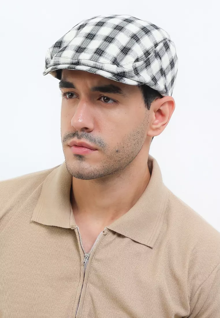 Plaid Flat Cap