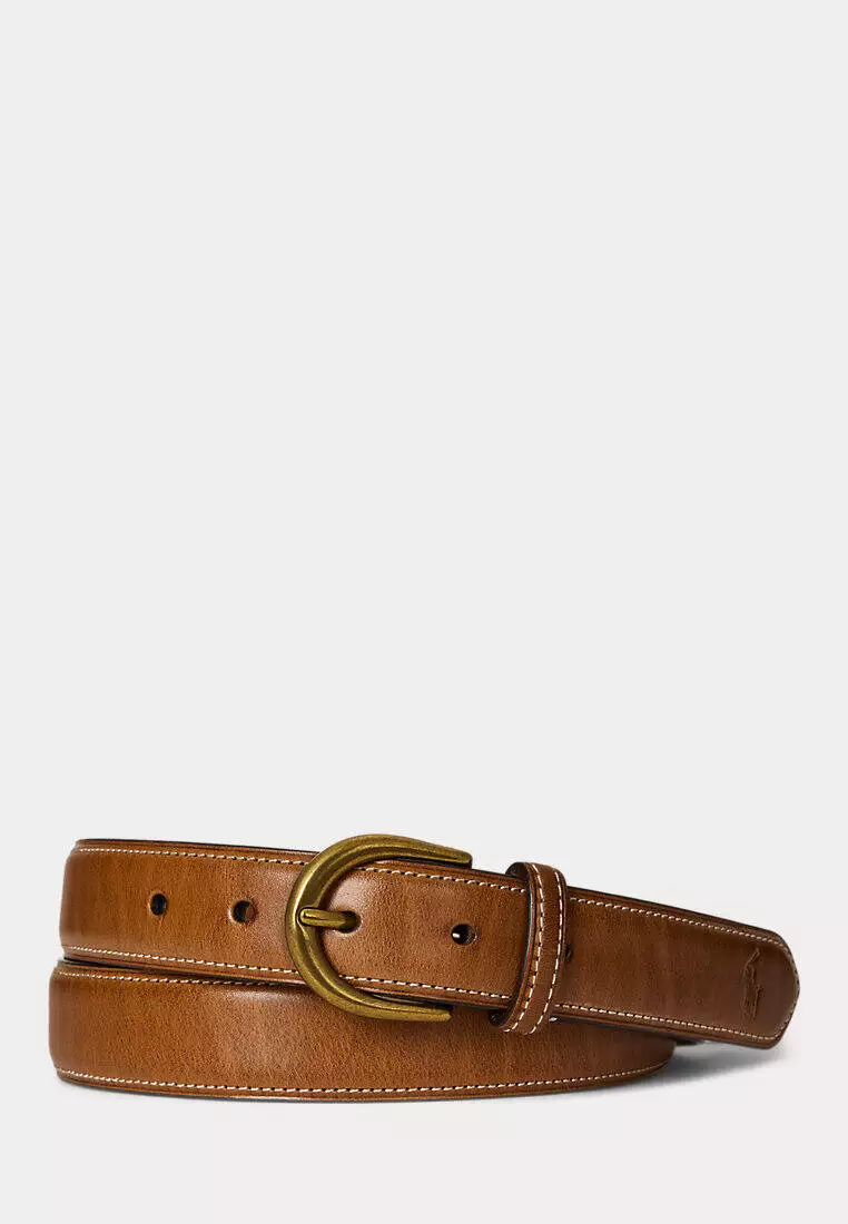 Buy Polo Ralph Lauren Full-Grain Leather Belt Online | ZALORA Malaysia