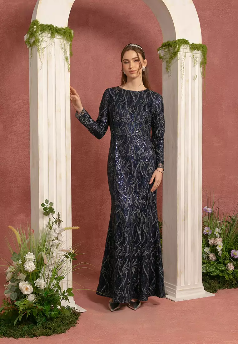 Zalia embellished mermaid dress new arrivals