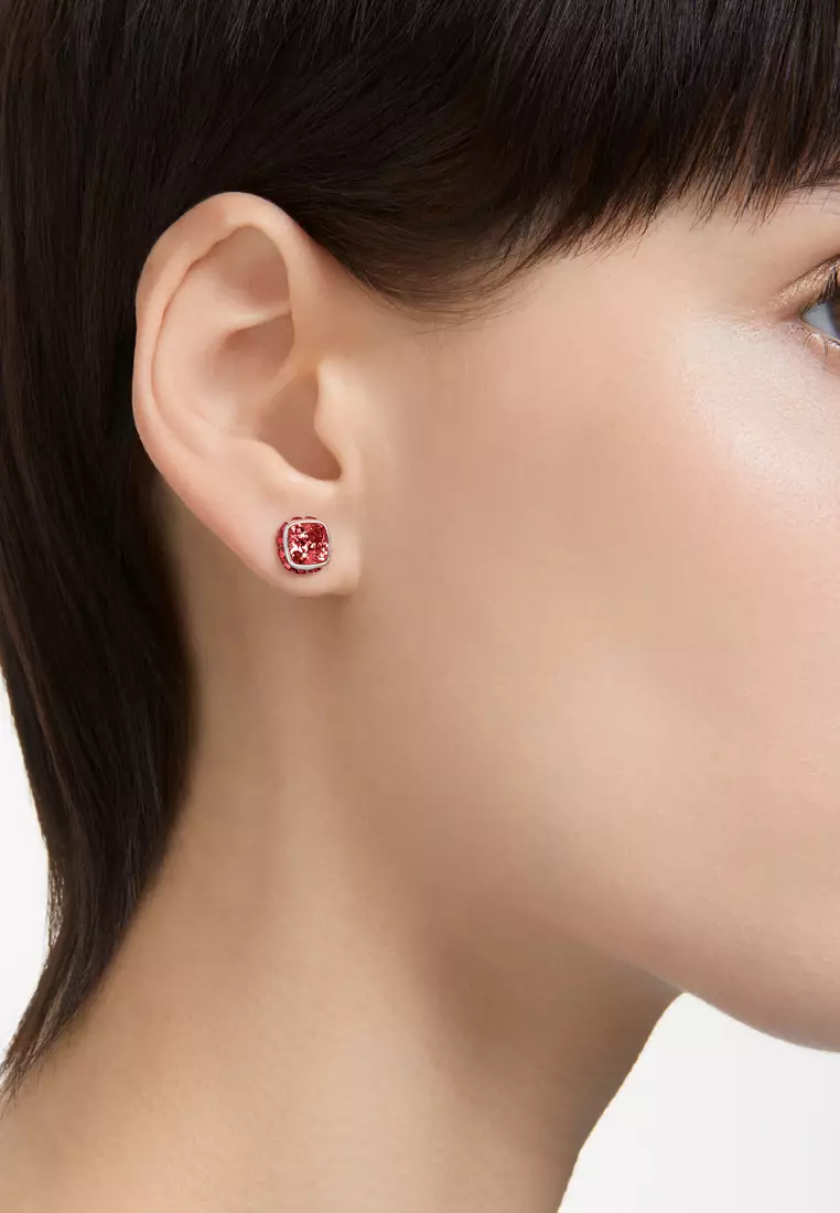 Birthstone stud earrings swarovski discount