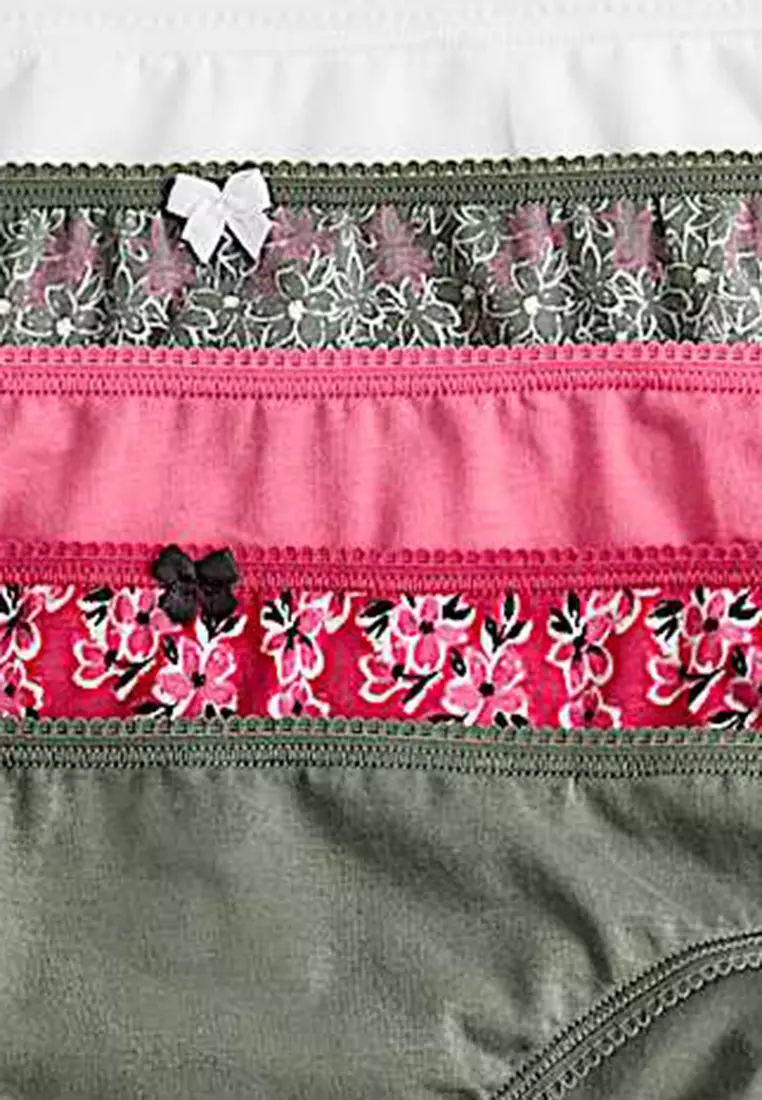 5Pk Cotton Lycra Bikini Knickers