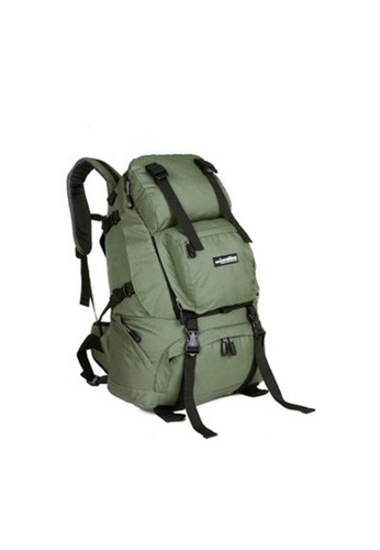 local lion outdoor camping traveling water resistent hiking backpack 40l army green