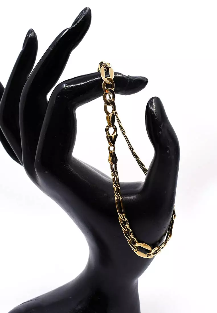 18K Italian Made Yellow Gold Bracelet