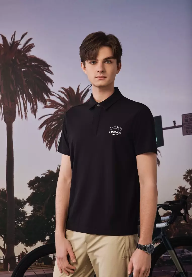 MEN'S K-SWISS CLUB LOGO POLO SHIRT