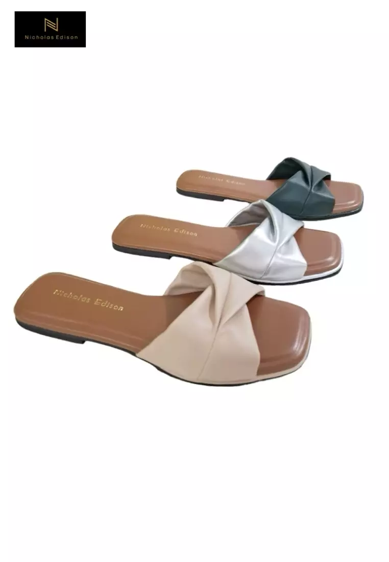 Nicholas Edison Sandal Manik Silver