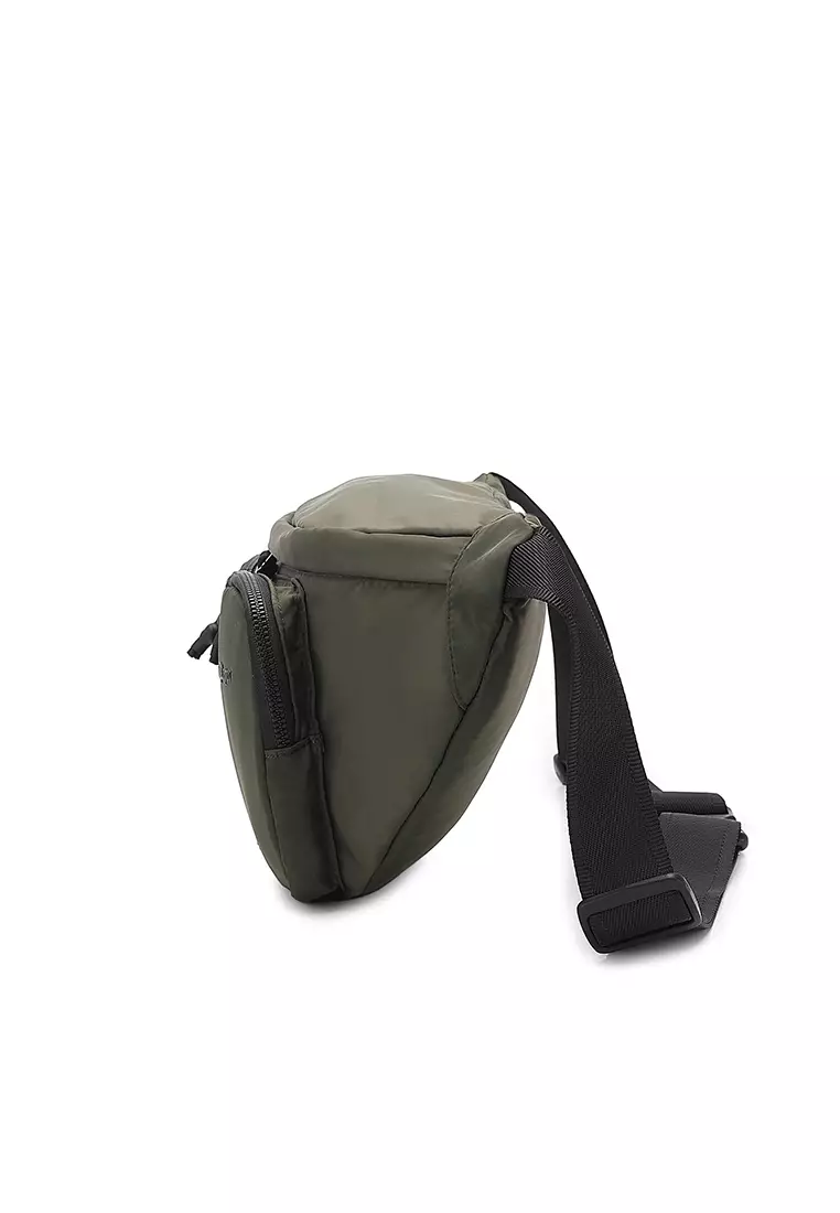 Men's Chest Bag / Sling Bag / Crossbody Bag (Tas Dada / Tas Selempang Pria) - Hijau