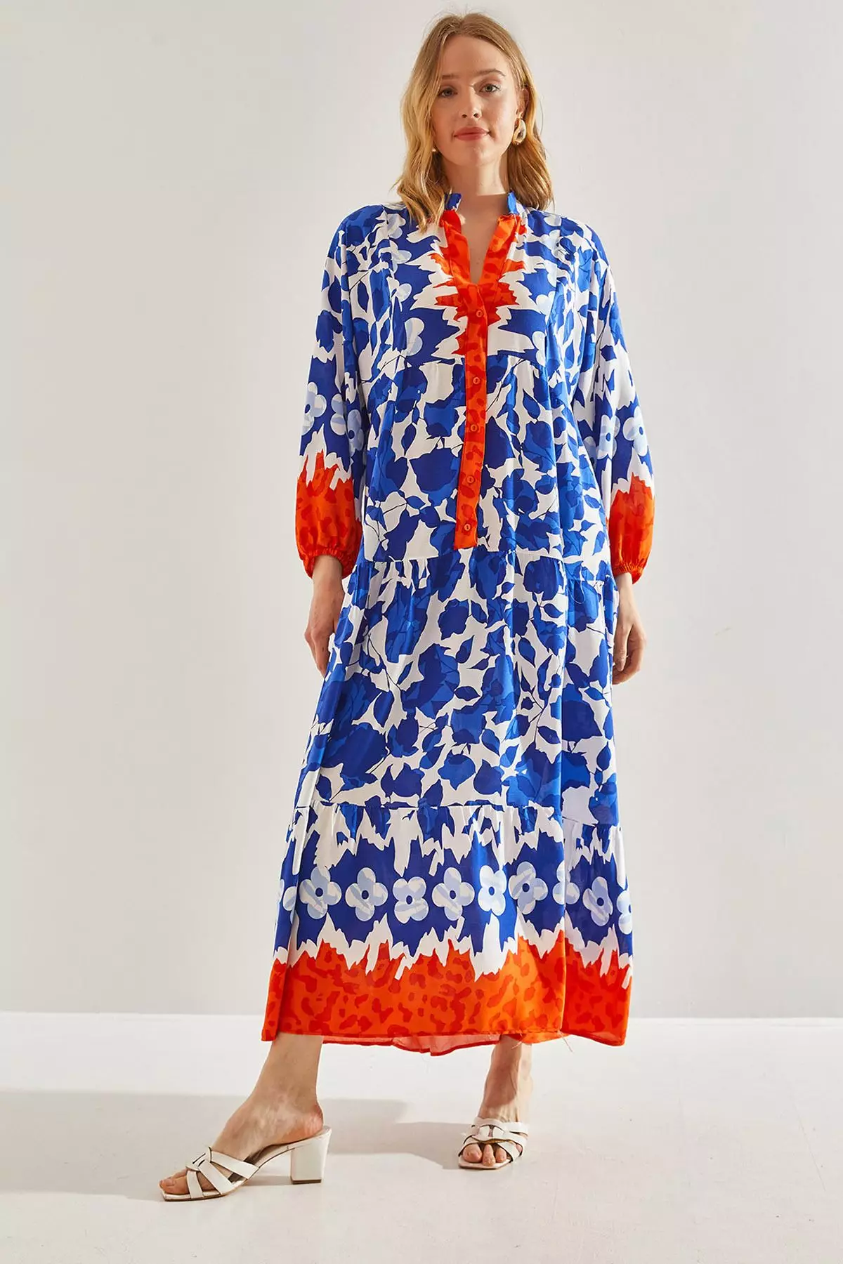 Women's Multi Patterned Viscose Dress 60171051