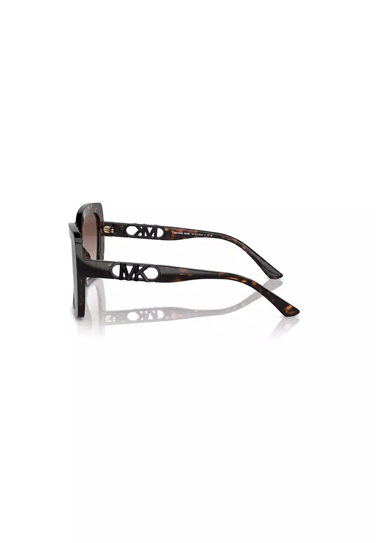 Women's Square Frame Brown Acetate Sunglasses - MK2213F