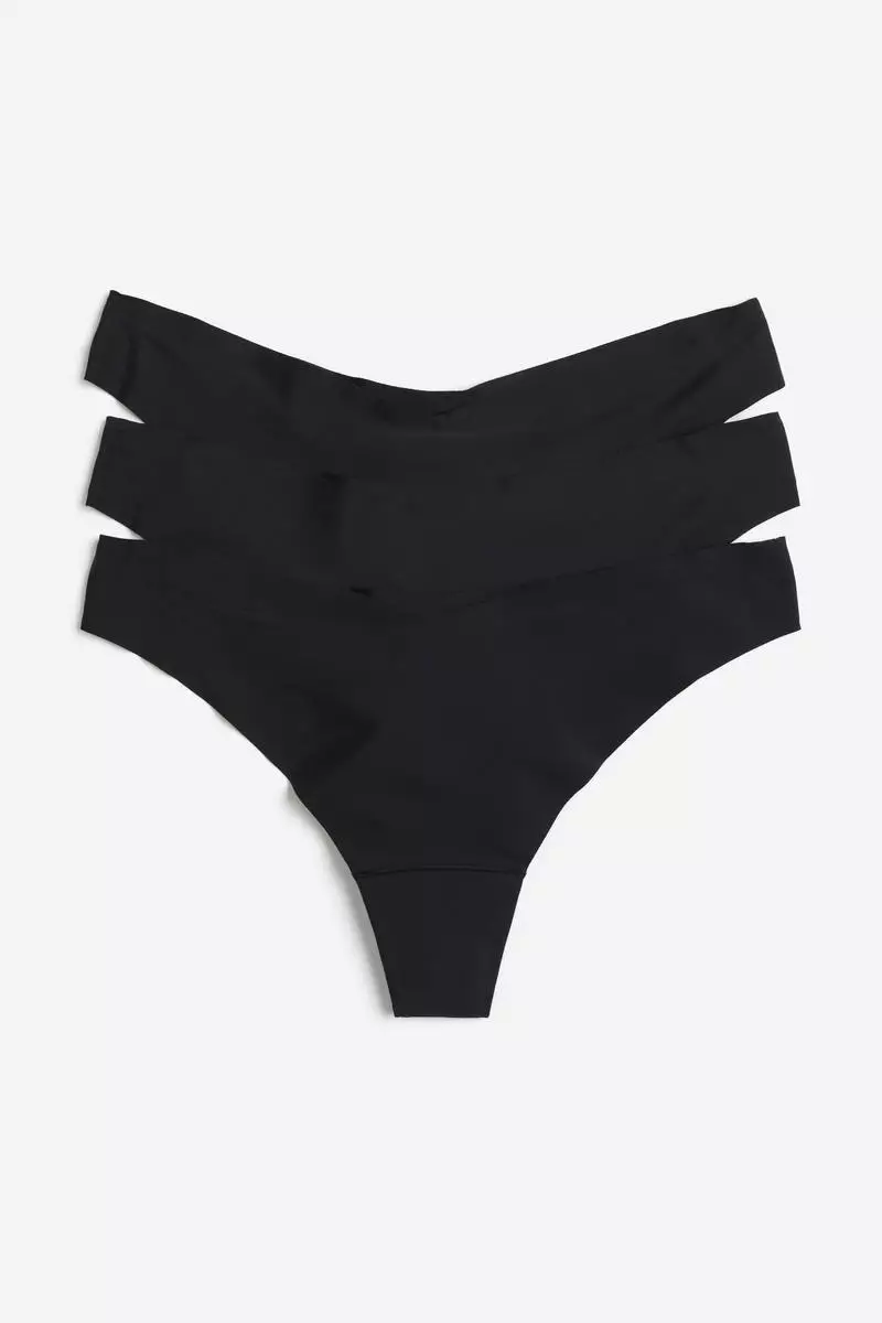 3-pack invisible thong briefs