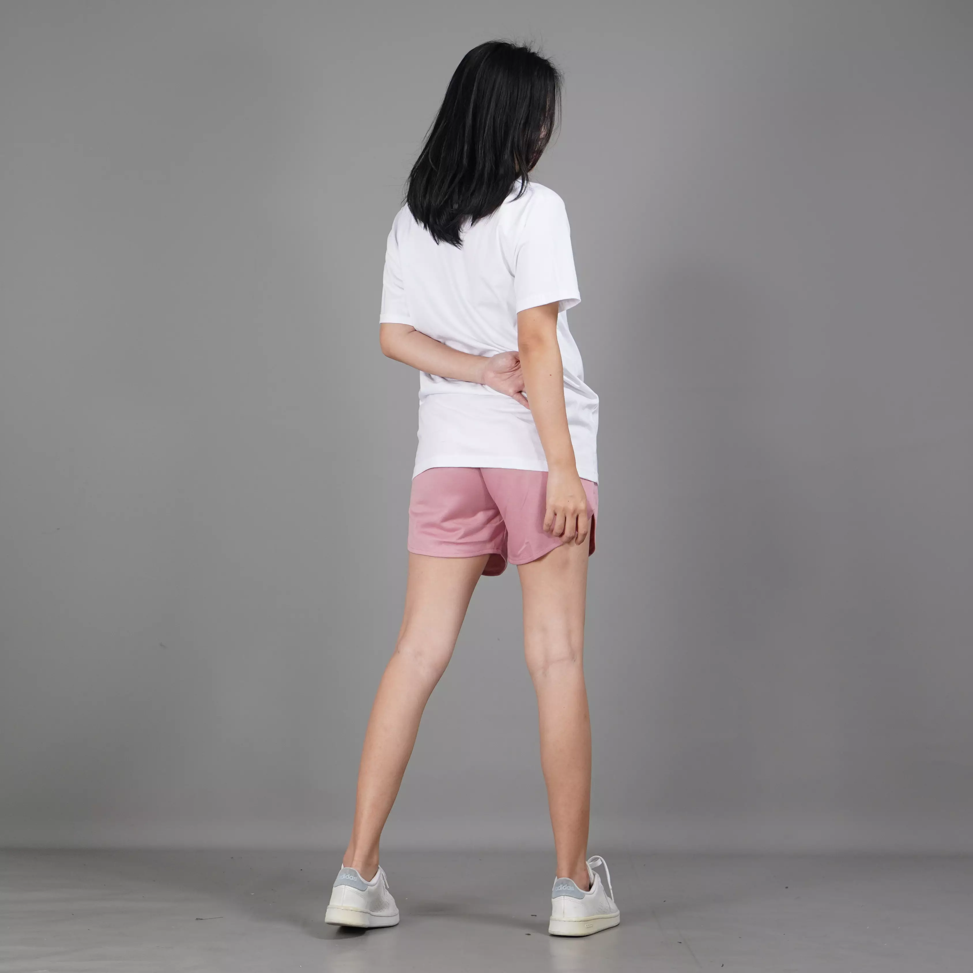 UNILO Size S-BIG Kaos Putih Polos Lengan Pendek Kaos Katun Putih - Putih