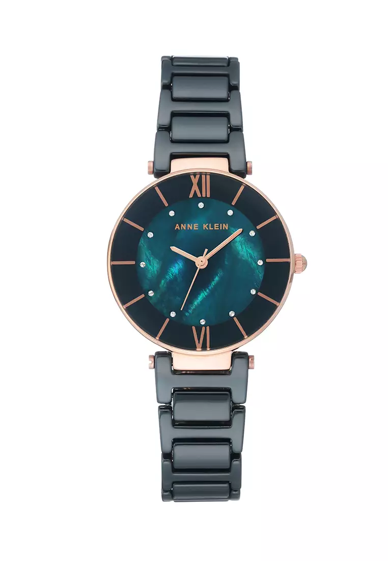 Anne klein rose gold ceramic cheap watch