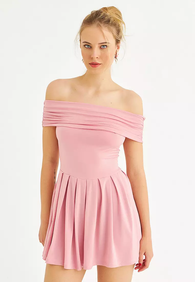 Madonna Collar Mini Dress