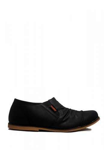 D-Island black D-Island Shoes Slip On Wrinkle Comfort Leather Black 09407SH70449E0GS_1