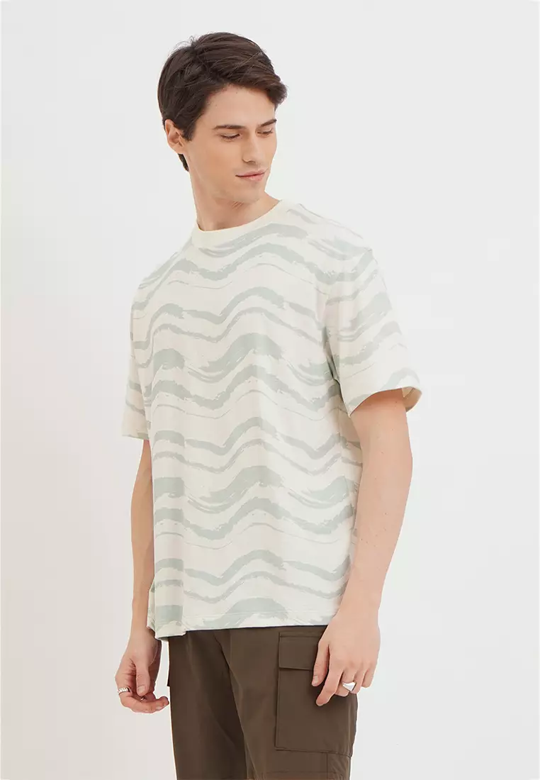 Modern Fit T-Shirt with Branding Print – PENSHOPPE