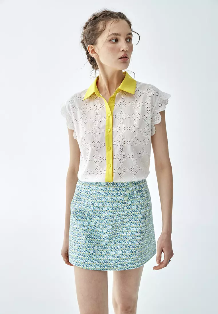 All Over Print Mini Skirt