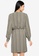 ONLY black and multi Mia Long Sleeve Wrap Dress AB0C7AA3AE39D4GS_1