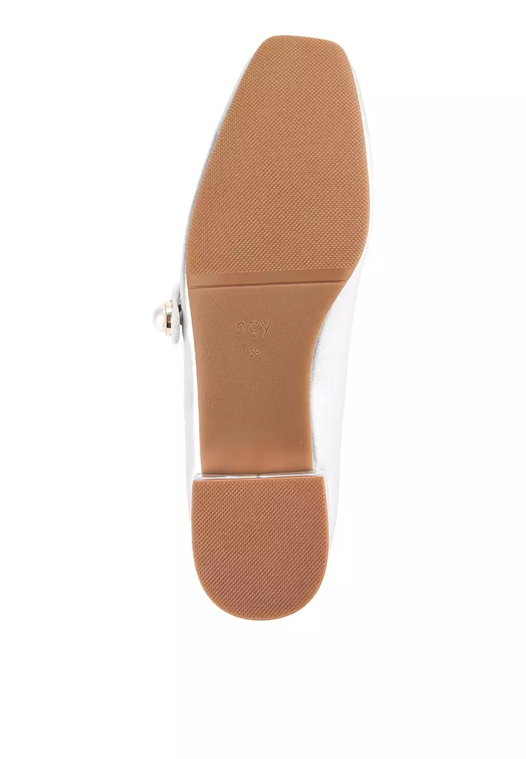 Nia J2475-12 Flat Shoes Silver
