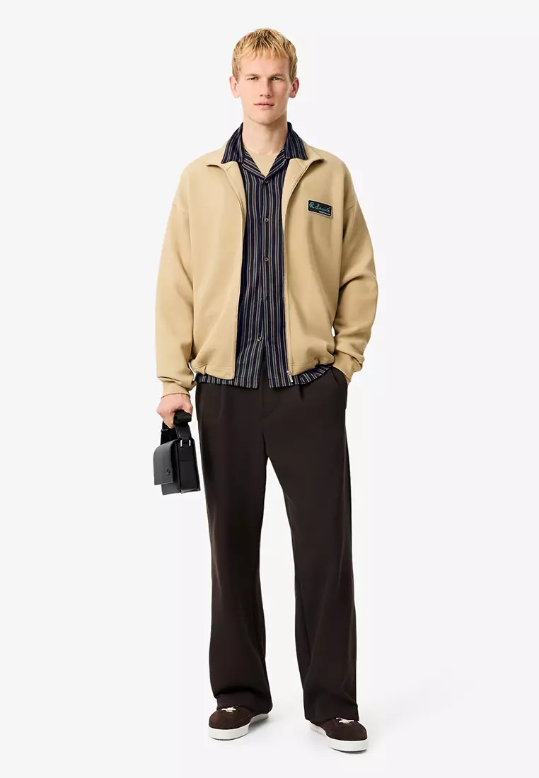 Relaxed Fit Striped Lyocell Shirt