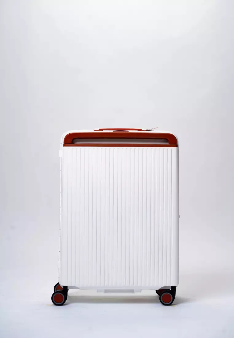Gamma 24" Medium Hard Case Zipperless Luggage White