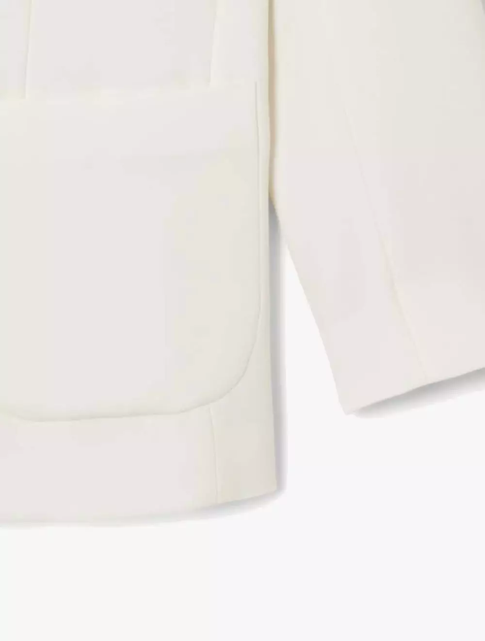 Wool Twill Blazer - White