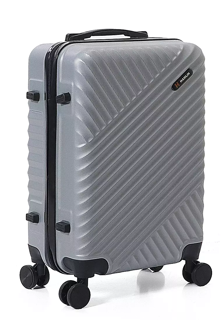 Barayev Koper Unisex Size 20 Inch Large Compartment Suitcase Simple Design Material ABS+PVC Coated ORIGINAL - Silver