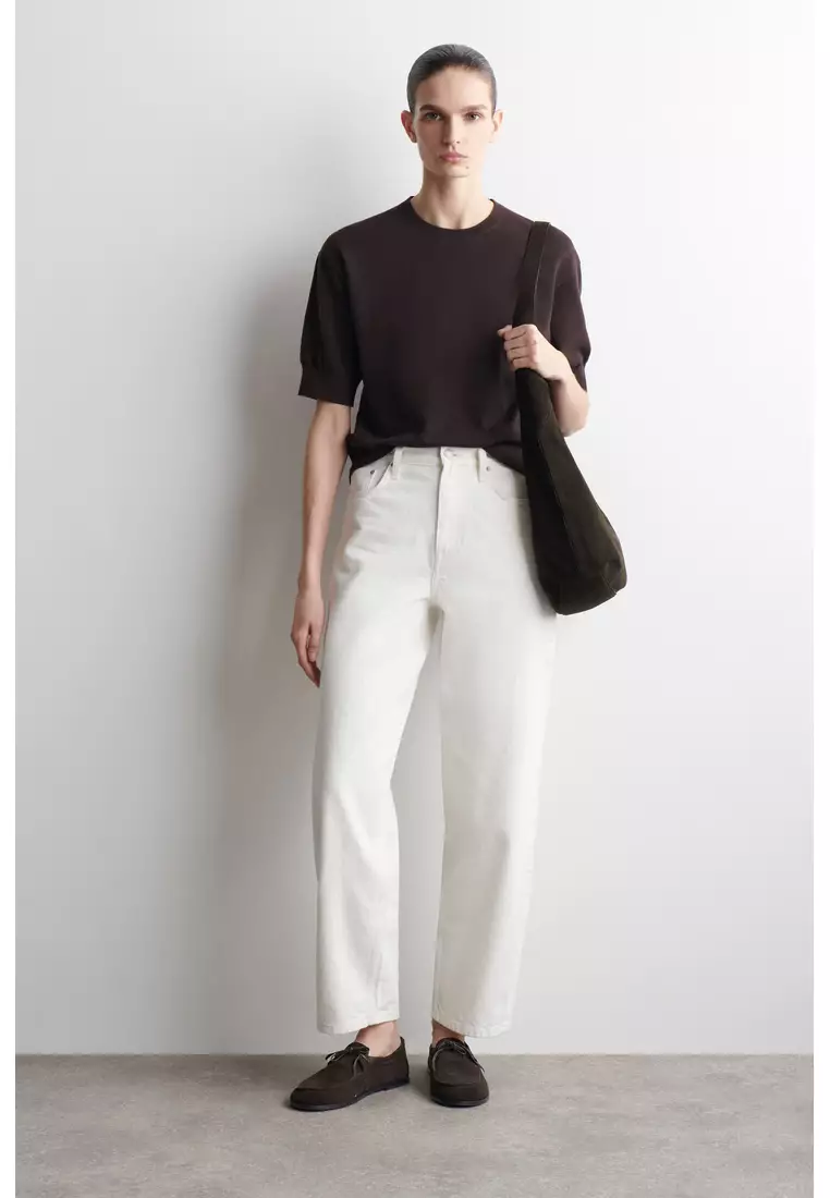 KNITTED COTTON T-SHIRT