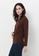 nicole brown Nicole V-Neckline Long Sleeve Sweatshirt AA848AAFD1A46AGS_2