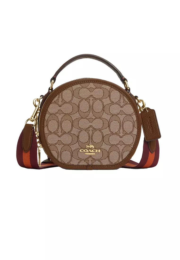 Buy Coach COACH Canteen Crossbody In Signature Jacquard Khaki