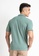 FOREST green Forest Premium Weight Cotton Pique Slim Fit Polo T Shirt Men Collar Tee - 23636-47MintGreen 59D9DAAE9A43E8GS_3