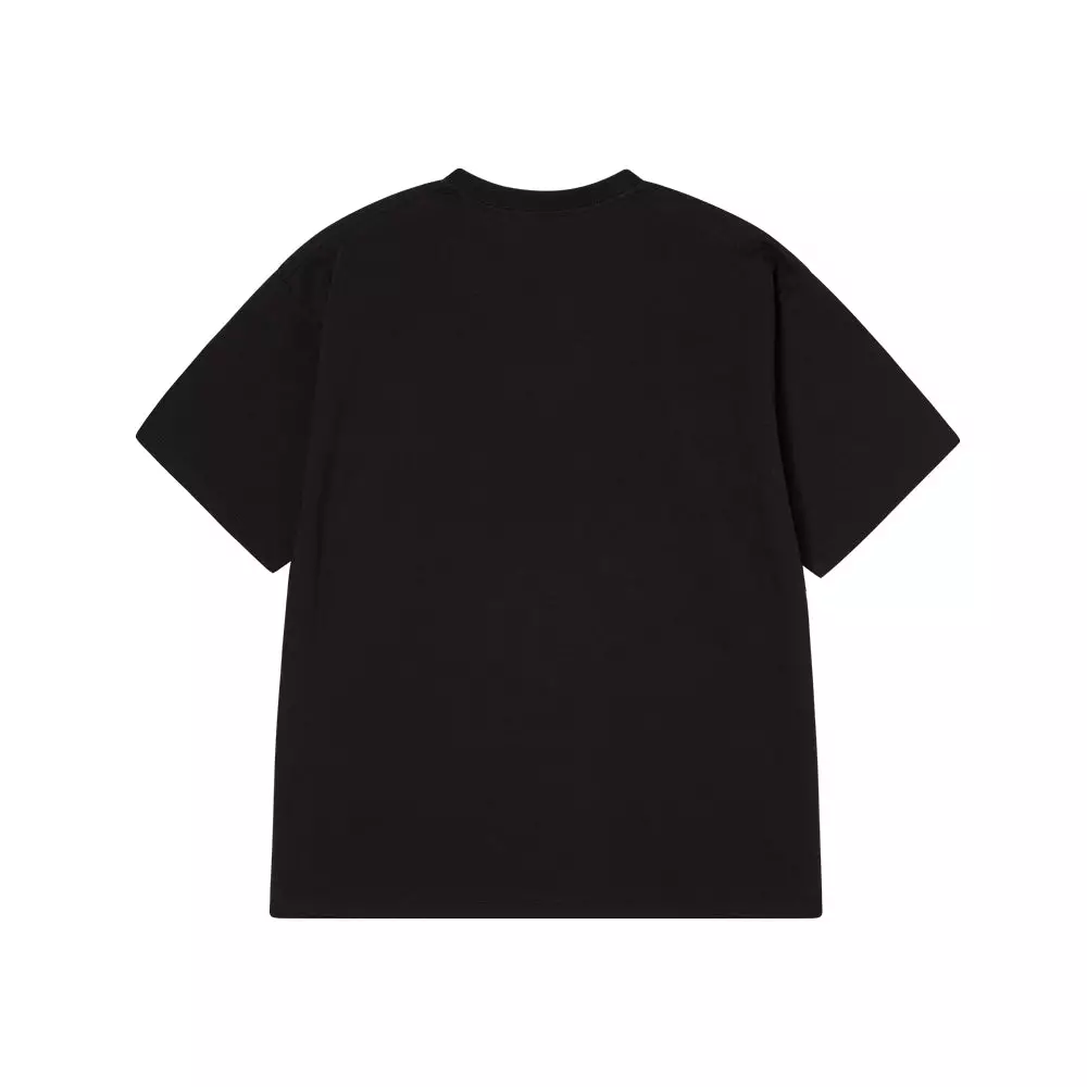 FRENCH ALIEN SHORT SLEEVE T-SHIRT BLACK