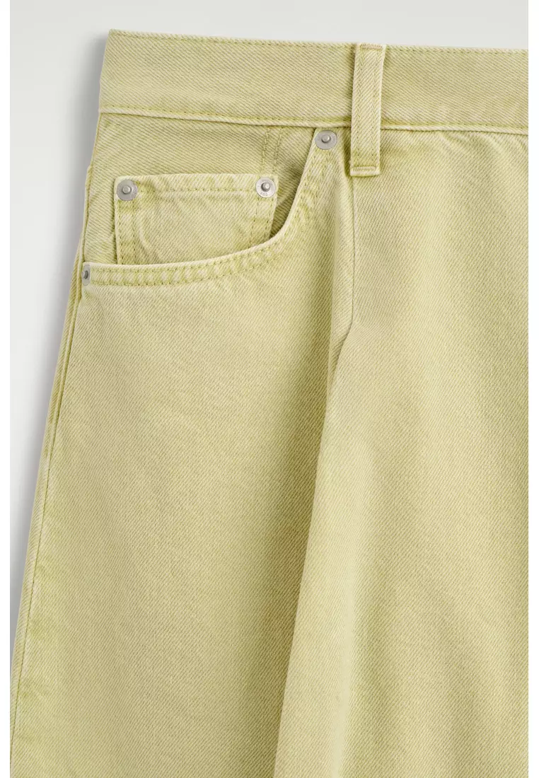 TWINE BARREL-LEG JEANS