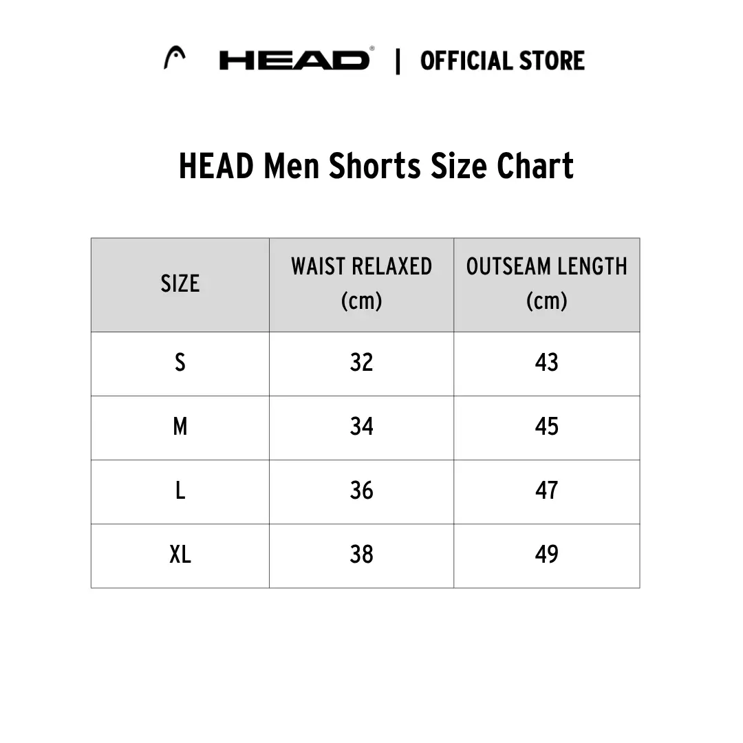 HEAD Men Shorts - Celana Pendek Pria (Hitam)