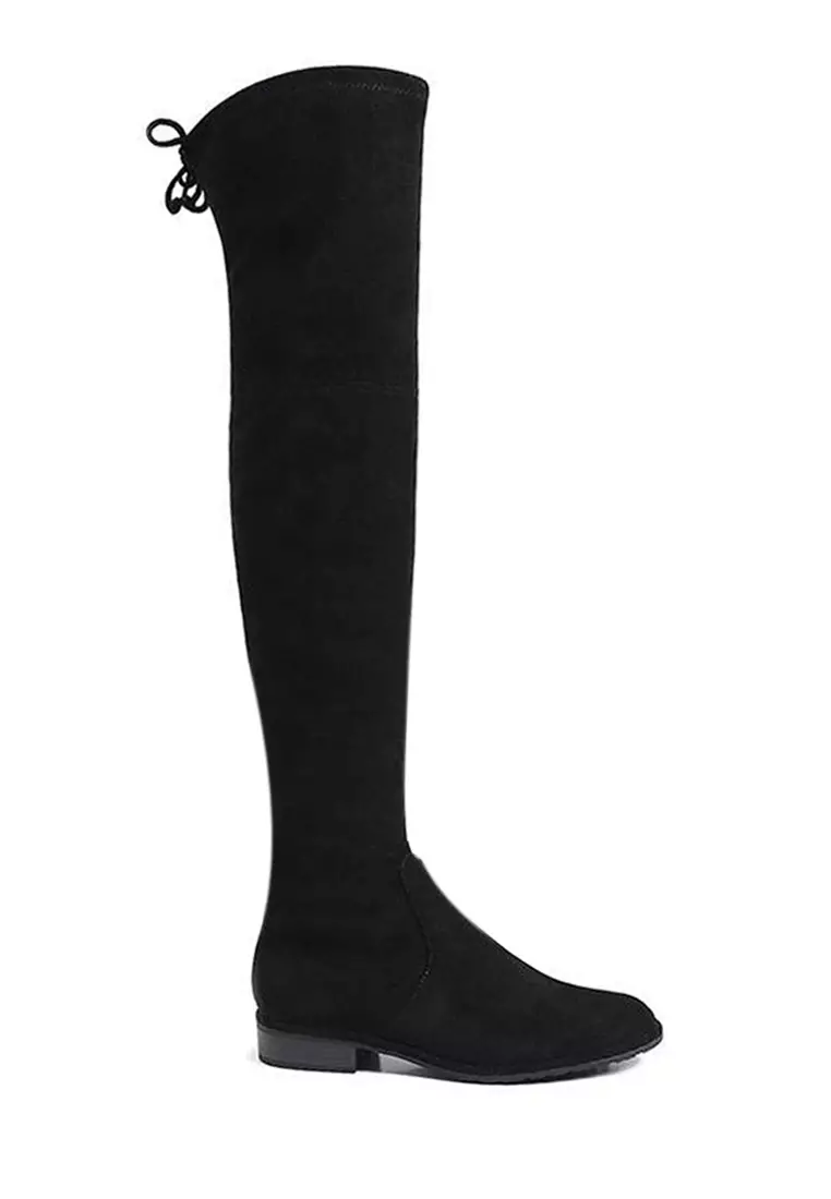 Discount on Twenty Eight Shoes  shoes - SKU: 3cm Supper Skinny Suede Fabric Long Boots （standard Edition）c7900