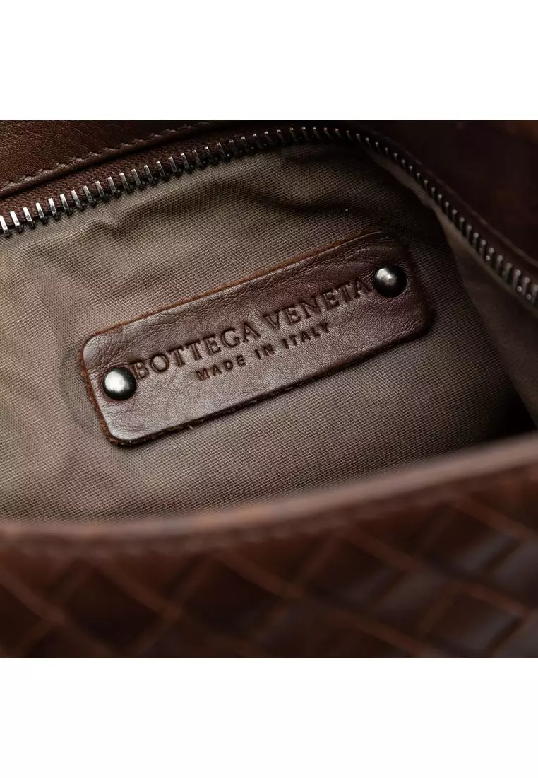 Pre-Loved Bottega Veneta Nappa Intrecciato Crossbody