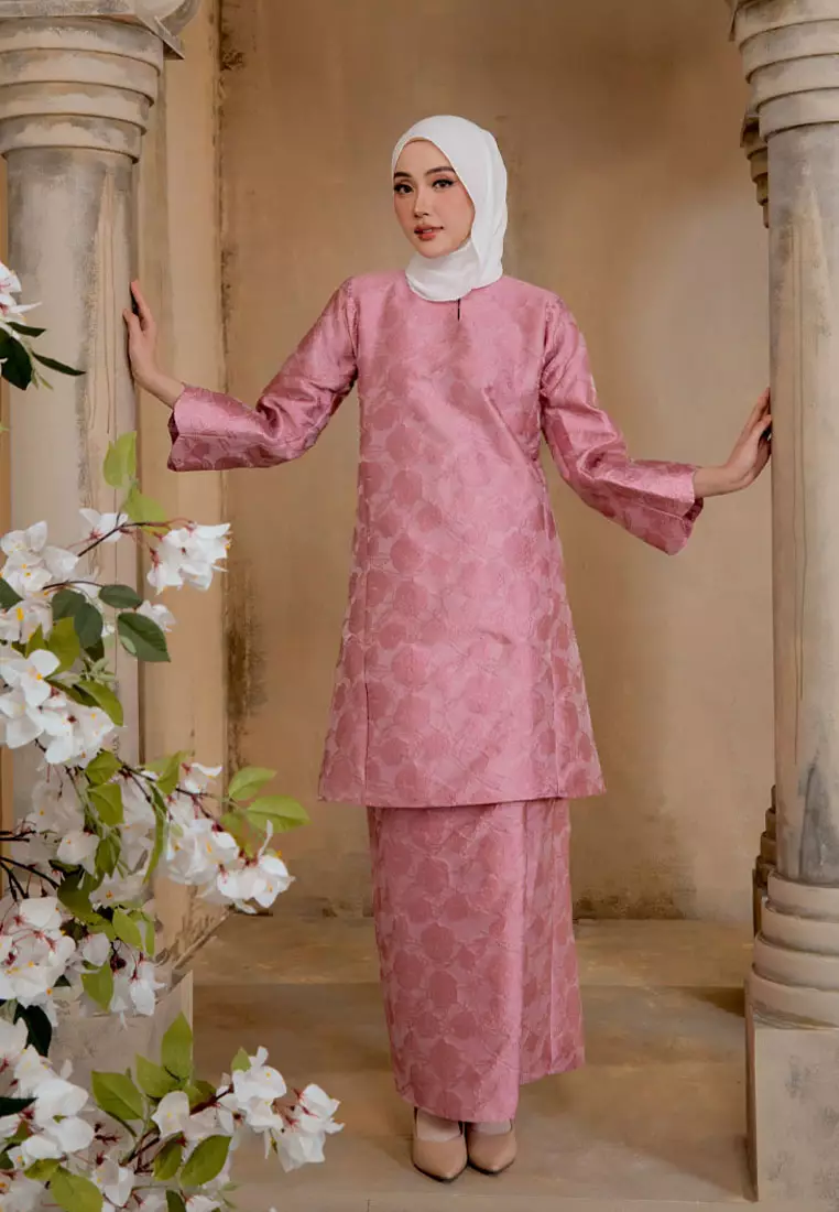 Majestic 2.0 Soft Sheen Jacquard Baju Kurung Pahang Lipat Depan