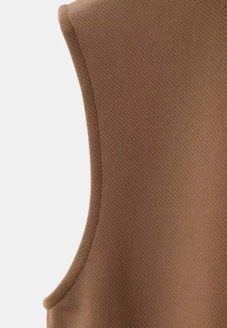 Fitted Top with Wide Straps