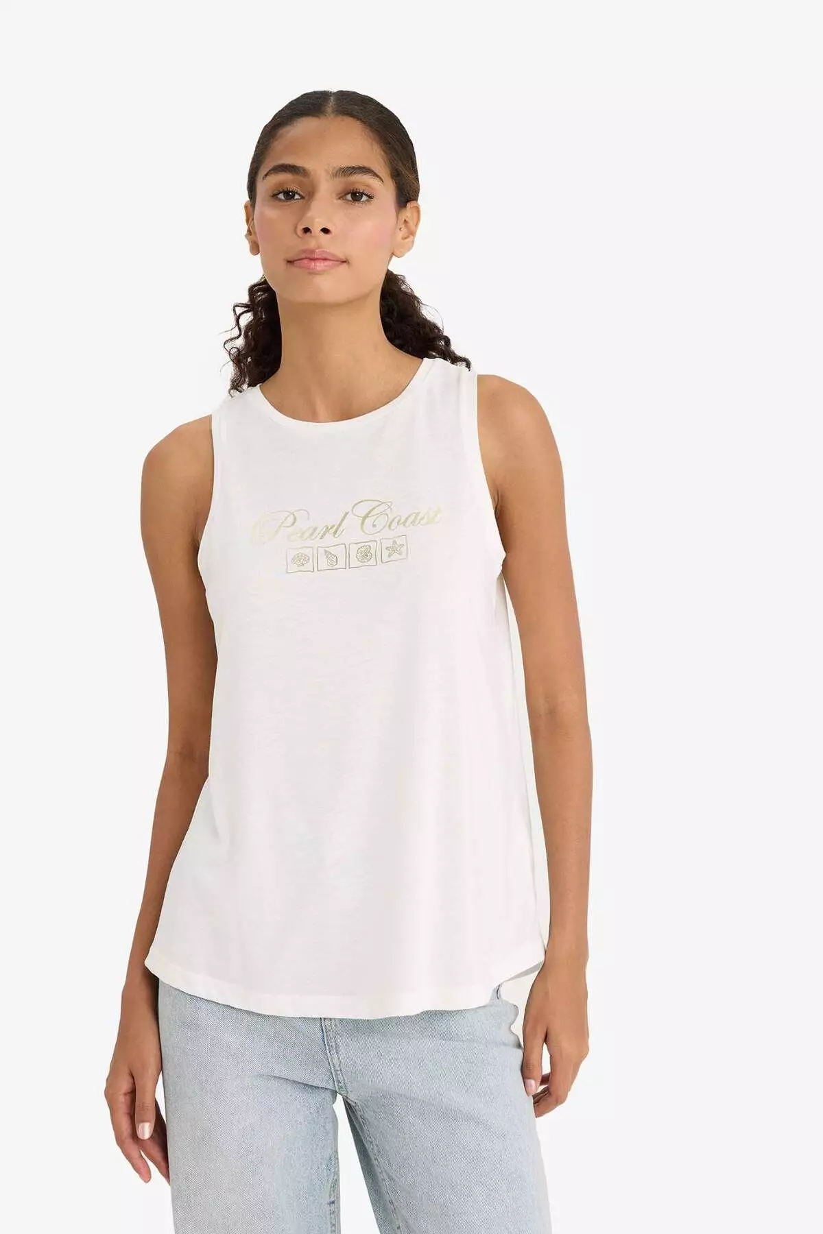 寬鬆剪裁印花圓領底衫 F6235Ax25Hs