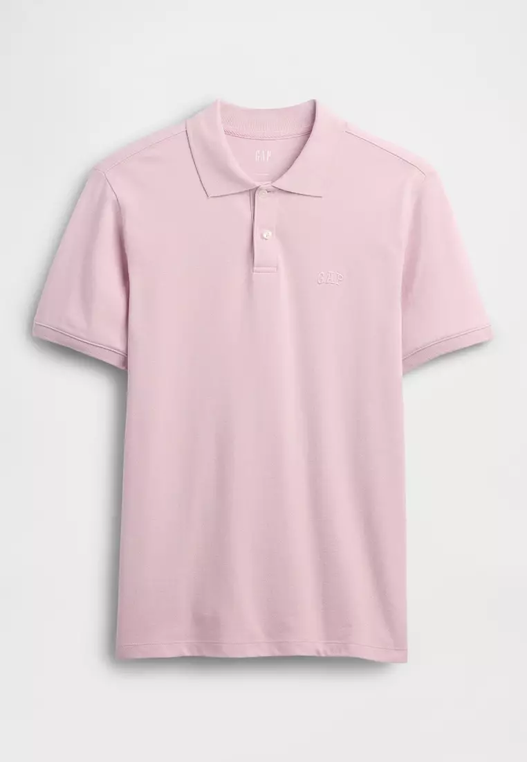 Logo Pique Polo Shirt