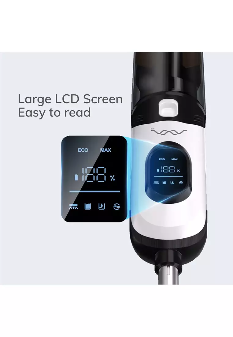 Buy AVA Ava Wet And Dry Cordless Vacuum Cleaner Upright Floor Cleaner  Vacuum Multi-surface LED Display Deep Clean 3-in-1 Sweep Mop Wash 2024  Online | ZALORA Philippines