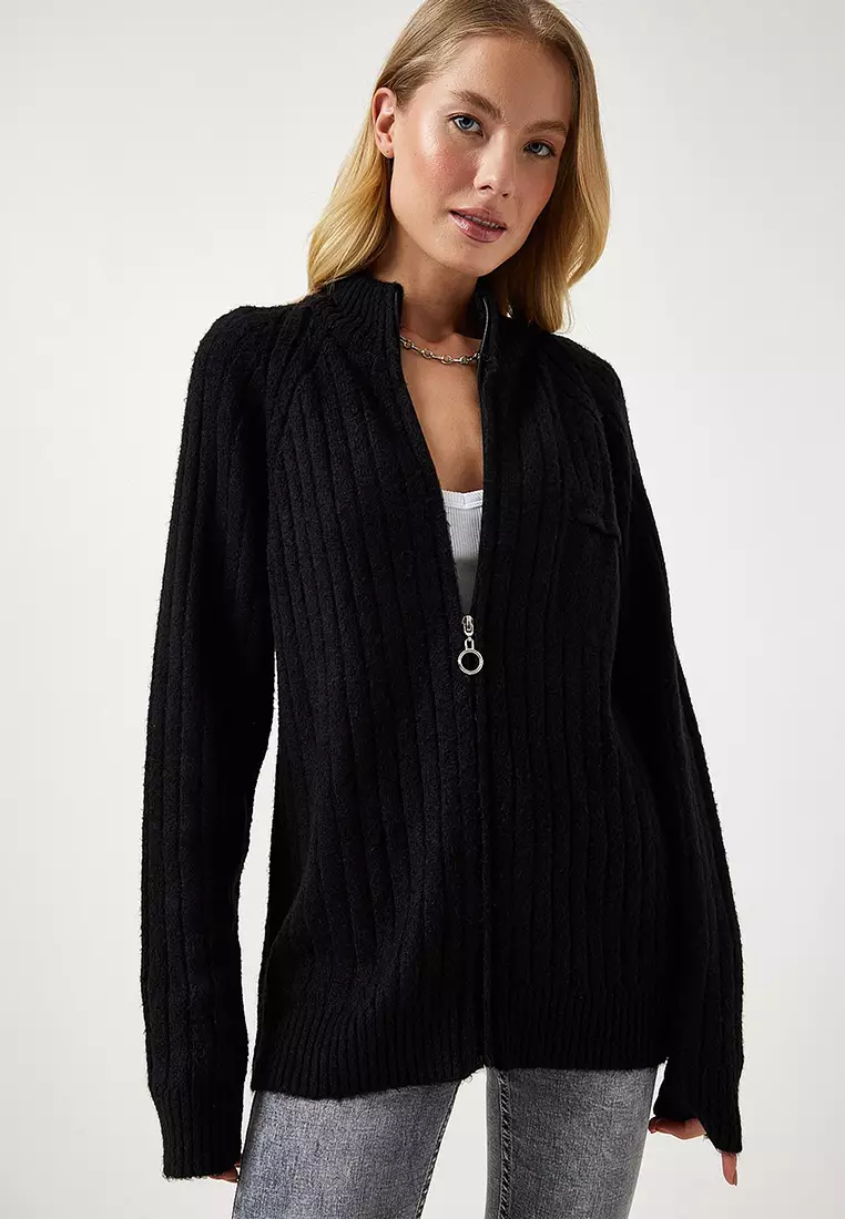 Zipper Cardigan
