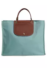 【関税&送料込】Longchamp Vervain-Coloured L Cabas Shopping Cabas Longchamp L Tote Bag Vervain - Canvas | Longchamp EN