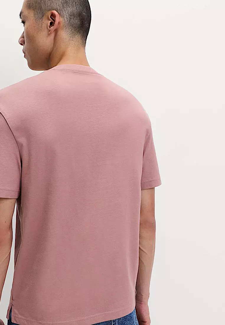 Pure Cotton Midweight Pocket T-shirt