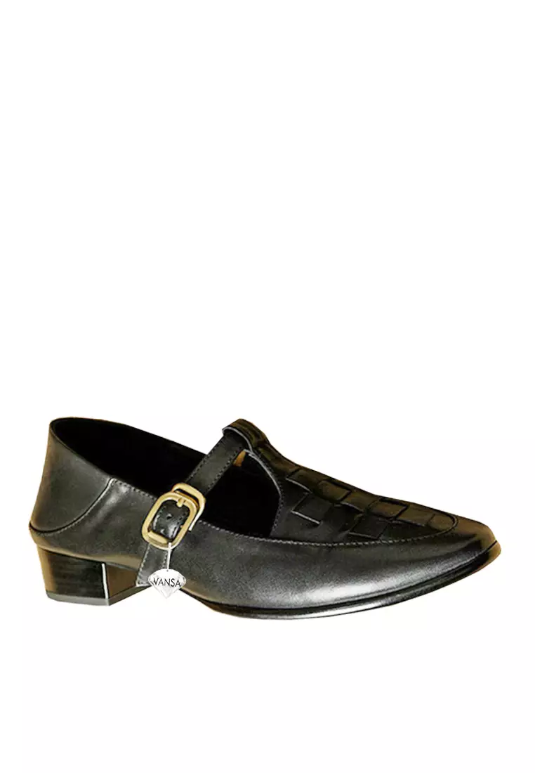 Discount on Twenty Eight Shoes  shoes - SKU: VANSA Washed Top Layer Cowhide Woven Mary Jane Shoes VSW-F-4179