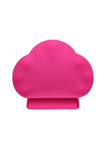 Haakaa Silicone Food Catching Cloud Mat - Pink F55F0ES6A01DBEGS_1